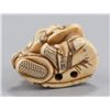 Image 6 : An ivory shunga netsuke of a karako.