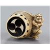 Image 2 : A group of three netsuke of various material.