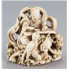 Image 6 : An ivory netsuke of Benten with dragon