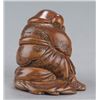 Image 3 : A wood netsuke of Daikoku.