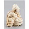 Image 3 : A group of two ivory netsuke of karako.