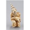 Image 1 : A ivory netsuke of a Sambaso dancer.