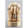 Image 5 : A ivory netsuke of an elephant.