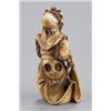 Image 4 : An ivory netsuke of a Noh-Gigaku of a figure of Ry