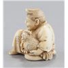 Image 8 : A group of two ivory netsuke.