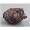 Image 6 : A wood netsuke of a Tengu no Tamago hatching.