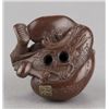 Image 5 : A wood netsuke of Daikoku and bag of rats