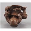 Image 6 : A wood netsuke of Daikoku and bag of rats