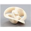 Image 2 : An ivory netsuke of two swans.