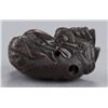Image 5 : A wood netsuke of a Shojo sleeping.