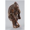 Image 1 : A wood netsuke of Shoki.