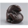 Image 1 : A wood netsuke of two Rats.