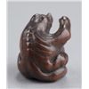 Image 4 : A wood netsuke of a tanuki.