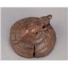 Image 4 : A wood netsuke of a fox.