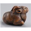 Image 4 : A wood netsuke of a goat.