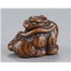 Image 4 : A wood netsuke of a tiger.