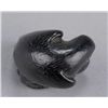 Image 6 : An ebony netsuke of an eagle catching a rabbit.