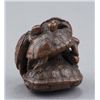 Image 2 : A wood netsuke of a turtle group.