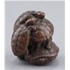 Image 3 : A wood netsuke of a turtle group.