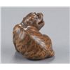 Image 2 : A wood netsuke of a tiger.