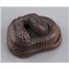 Image 6 : A wood netsuke of a snake.
