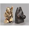 Image 1 : A group of two Masanao school netsuke.