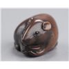 Image 2 : A wood netsuke of a rat.