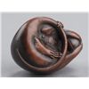 Image 5 : A wood netsuke of a rat.