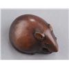 Image 7 : A wood netsuke of a rat.