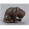 Image 3 : A wood netsuke of a tiger.