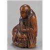 Image 3 : A group of two wood netsuke.