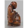 Image 5 : A group of two wood netsuke.