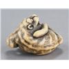 Image 5 : An ivory netsuke of a tiger.
