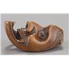 Image 4 : A wood netsuke of a Hannya mask.