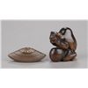 Image 1 : Group of two netsuke, various materials.