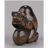 Image 3 : Group of two netsuke, various materials.