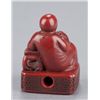 Image 5 : Group of two lacquer netsuke.
