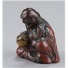 Image 6 : Group of three lacquer netsuke.