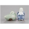 Image 1 : Group of two porcelain netsuke.