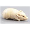 Image 1 : A marine ivory netsuke of a piglet.