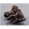 Image 6 : Group of 2 netsuke, various materials.