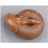 Image 2 : A wood netsuke of a snail.
