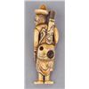 Image 2 : An ivory netsuke of a Mongolian.