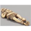 Image 6 : An ivory netsuke of Ashinaga and Tenaga.
