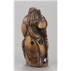 Image 3 : A wood netsuke of Kwan-Yu.