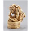 Image 8 : A group of two ivory netsuke.