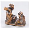Image 2 : Group of four wood netsuke.