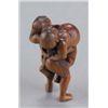 Image 6 : A wood netsuke of sumo wrestlers.