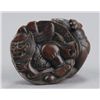 Image 5 : A wood netsuke of Oni.