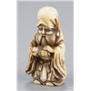 Image 2 : An ivory netsuke of Jurojin.